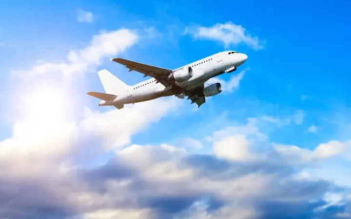 Ilustrasi pesawat terbang