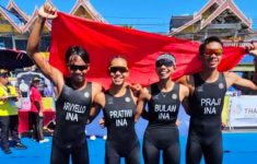 Martina Ayu Putri raih medali emas SEA Games 2025. (Source: Triathlon Indonesia)