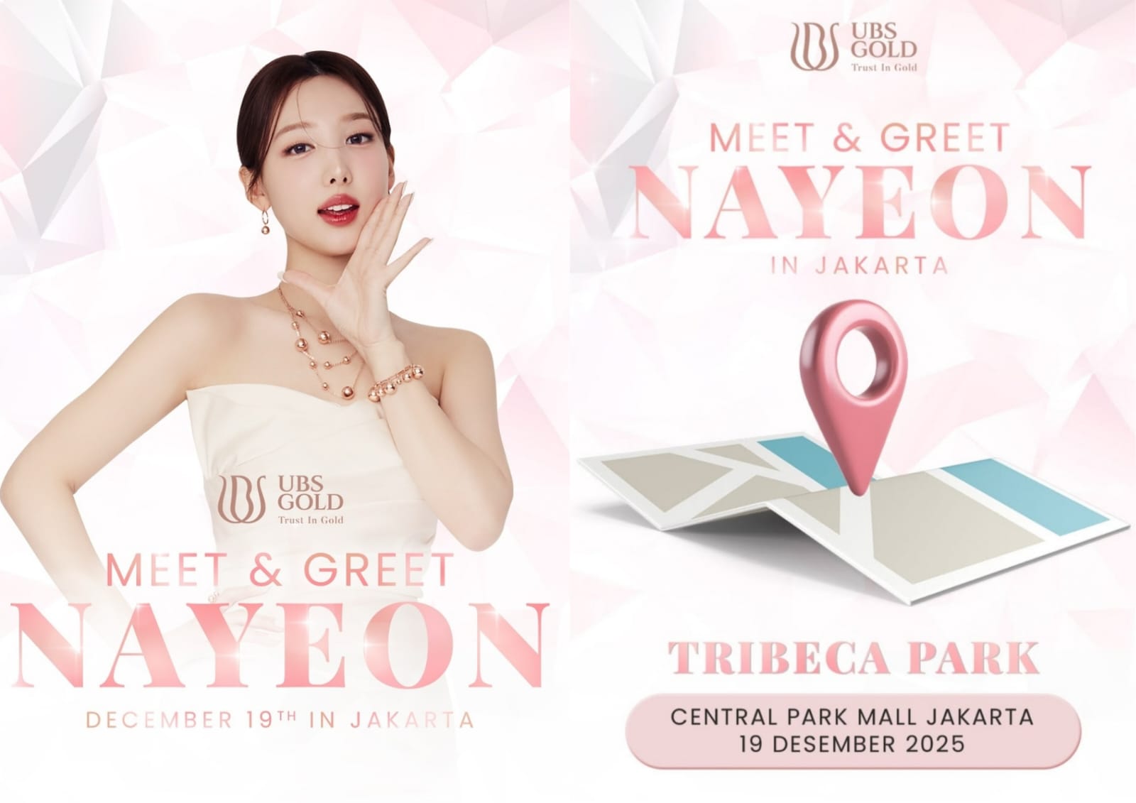 Free! Meet and Greet Nayeon TWICE UBS Gold Digelar di Tribeca Park Central Park Mall Jakarta