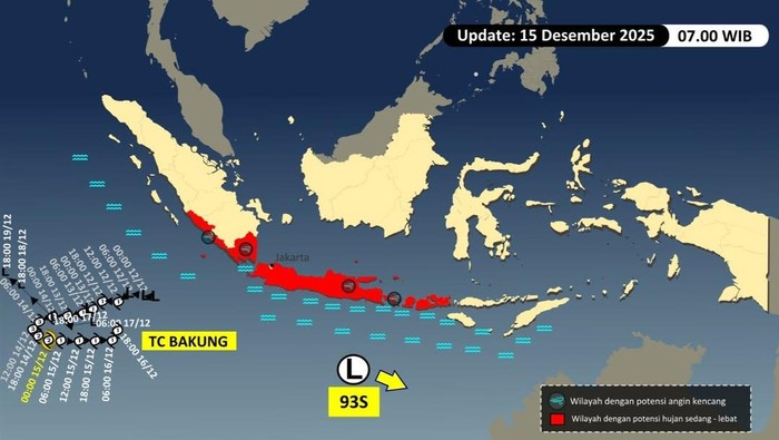 Pantauan siklon tropis di Indonesia (Source: BMKG)
