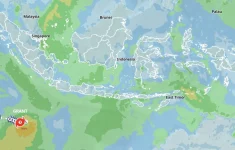Siklon Tropis Grant Bergerak Menjauh Indonesia, BMKG Ingatkan Dampak Gelombang dan Cuaca. (Source: BMKG)