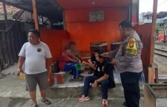 Viral pemotor disiram air got di Tanah Abang. (Source: Obnews)