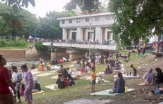 Wilayah Kanal Banjir Timur (KBT) yang selalu ramai saat malam tahun baru. (Source: Berita Keadilan)