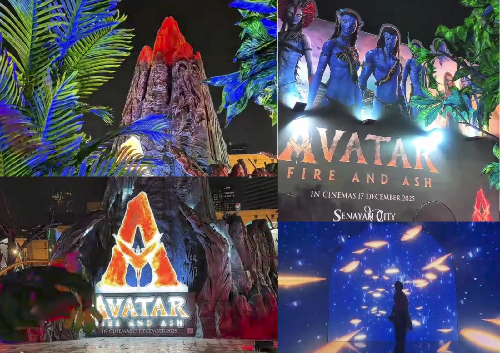 Instalasi Avatar di Senayan City Curi Perhatian Jelang Tayang Film Avatar: Fire and Ash