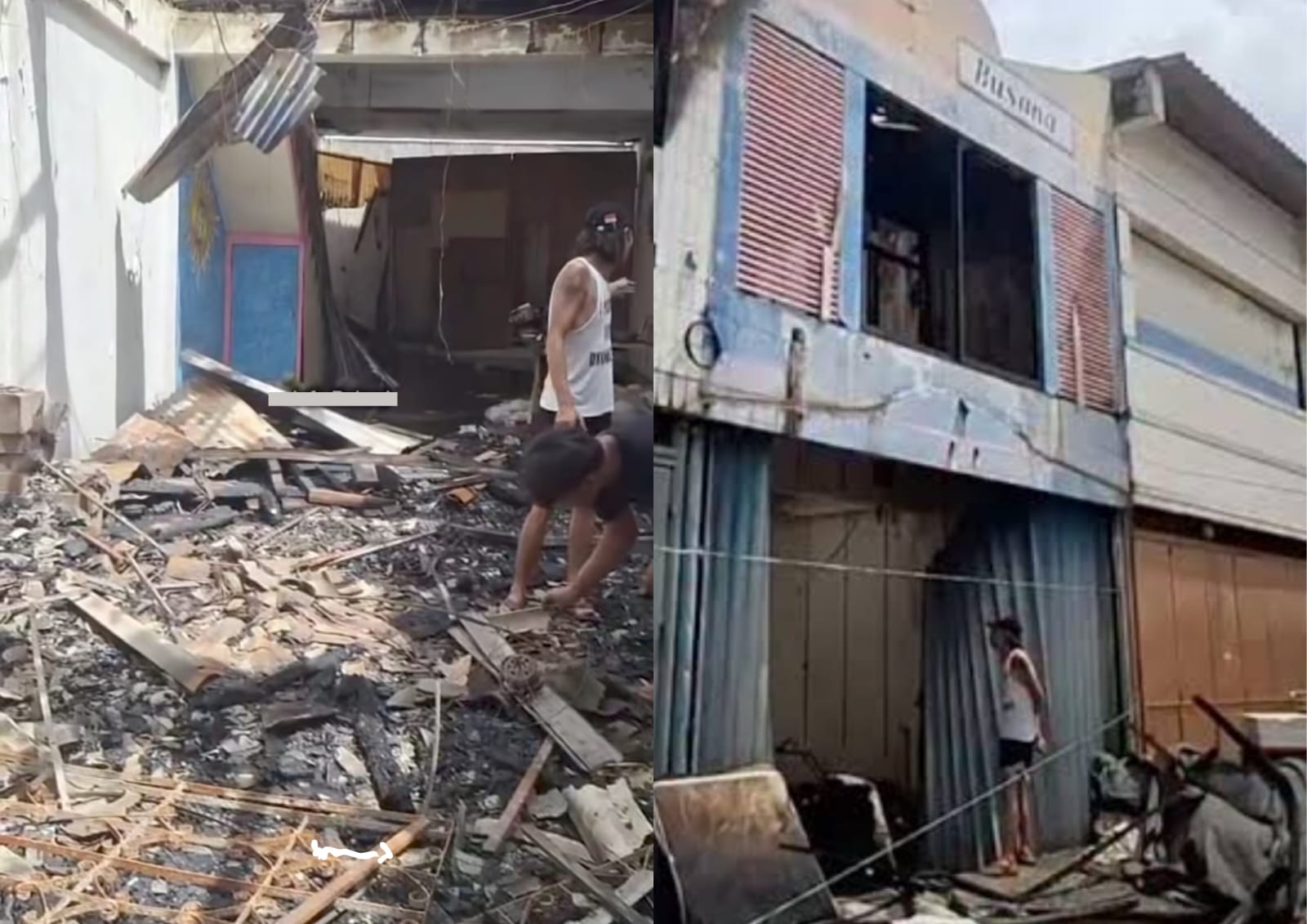 Tiga Ruko di Jalan Ir H Juanda Bekasi Terbakar Diduga Akibat Sambaran Petir, 100 Personel Damkar Dikerahkan