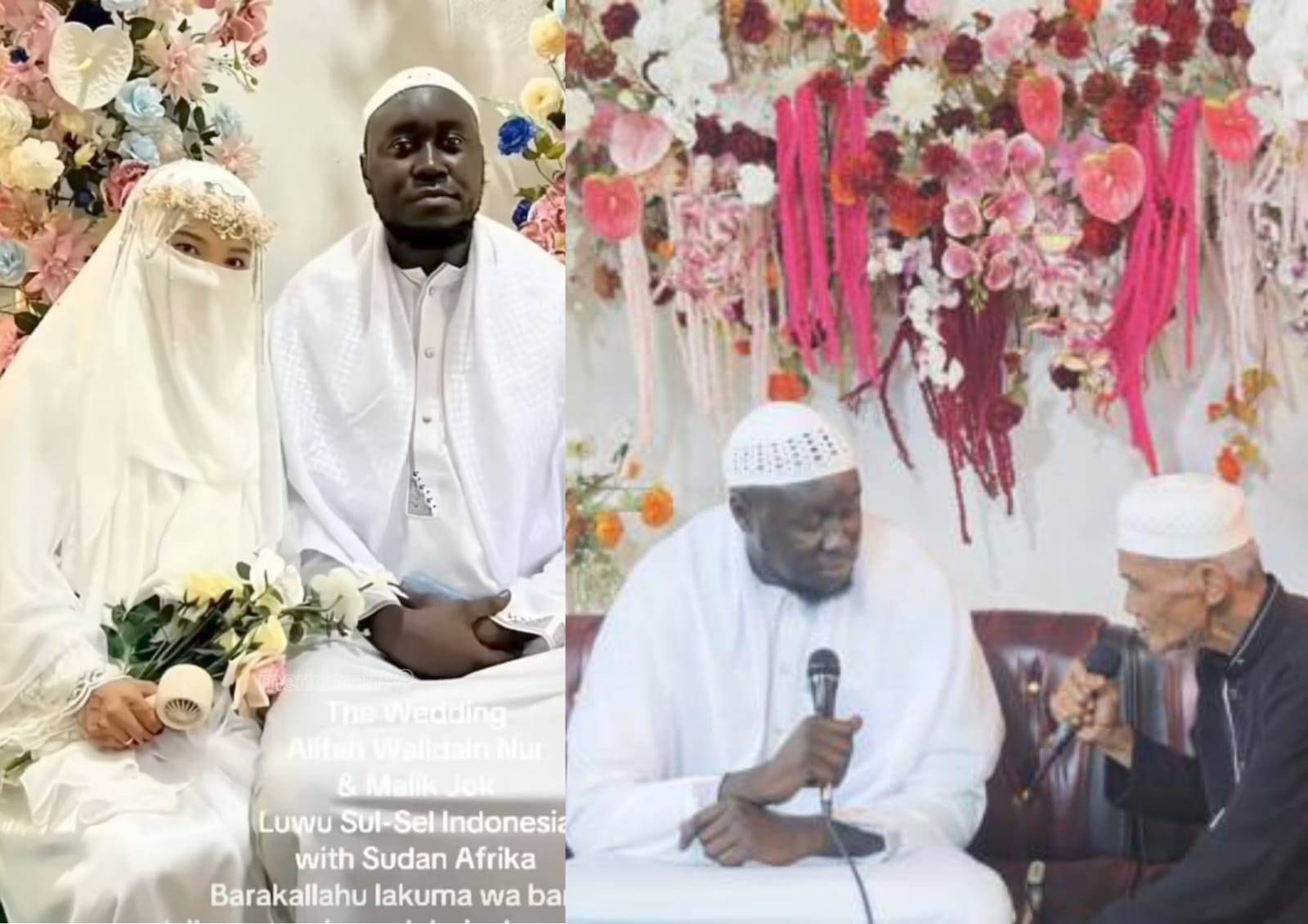 Viral! Pria Asal Sudan Menikahi Gadis Sulsel, Ijab Kabul Pakai Bahasa Arab Begini Ceritanya