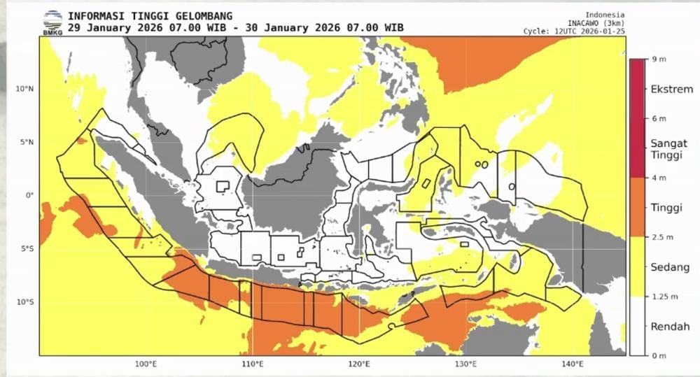 Waspada! BMKG Keluarkan Peringatan Cuaca Ekstrem Jabodetabek 27-30 Januari 2026