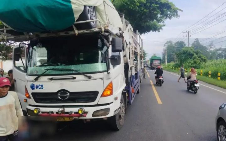 Bocah Berseragam SD Tewas Usai Motor Tabrak Truk Fuso di Banyuwangi, 2 Orang Luka-luka