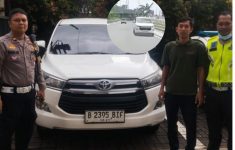 Aksi Berbahaya! Mobil Lawan Arah di Tol Dalam Kota Berujung Tilang Polisi, Ternyata Milik Rental