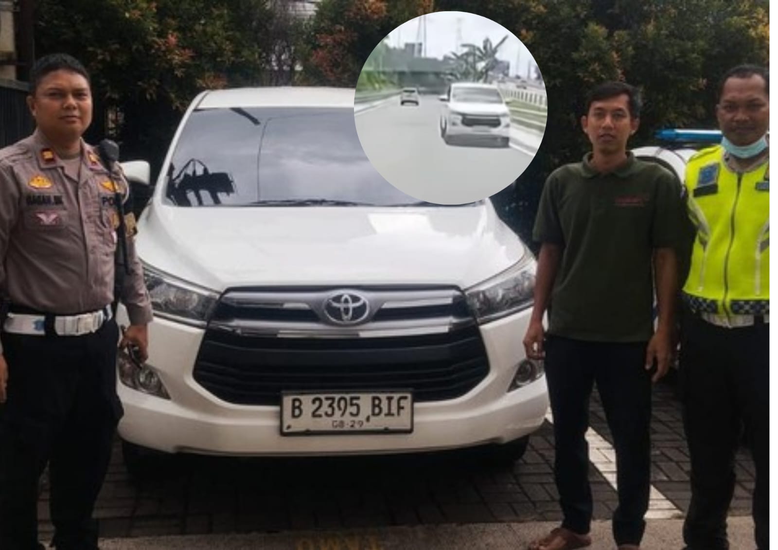 Aksi Berbahaya! Mobil Lawan Arah di Tol Dalam Kota Berujung Tilang Polisi, Ternyata Milik Rental