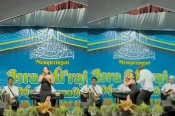 Video Biduan Joget di Panggung Isra Miraj Banyuwangi Viral, Netizen: Keterlaluan, Harusnya Warga Tak Ikut Joget