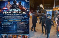 Operasi Pekat Jaya 2026 Resmi Digelar Selama 15 Hari, Ini Daftar Lokasi Beserta Target Sasarannya
