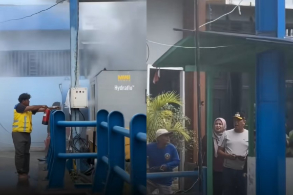 Mesin Pompa Pengendali Banjir di Bekasi Terbakar Saat Sedot Air Kali Bekasi, Ini Penyebabnya