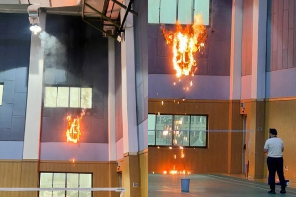 Gedung Sekolah Tzu Chi Terbakar Gegara Disambar Petir, 8 Unit Damkar Dikerahkan