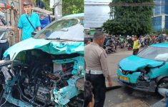 Taksi Tersambar Kereta di Jakarta Pusat, Sopir Diduga Terobos Palang