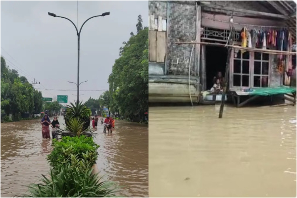 Update! Titik Lokasi Banjir Jakarta Bertambah, 57 RT dan 39 Ruas Jalan Terendam Air hingga 1 Meter