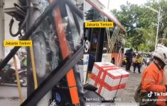 Transjakarta Tabrak Tiang di Pasar Minggu Gegara Lalai, Ini Kronologinya