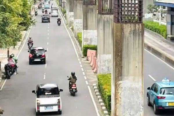 Rekayasa Lalu Lintas di Sekitar Pembongkaran Tiang Monorel HR Rasuna Said Hari ini, Ini Skemanya