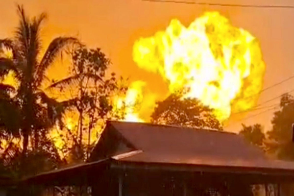 Kebakaran PT TGI di Indragiri Hilir Gegara Ledakan Pipa Gas, Api Menyembur Sejauh 15 Meter