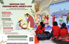 Cara Dapat Tiket Perayaan Natal Jakarta 2025 Gratis Hari Ini, Kuota Terbatas!