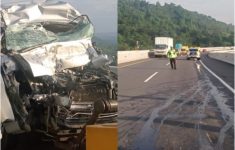 Mobil Rombongan Guru Tabrak Crane di Tol Semarang-Solo, 1 Orang Tewas di Tempat