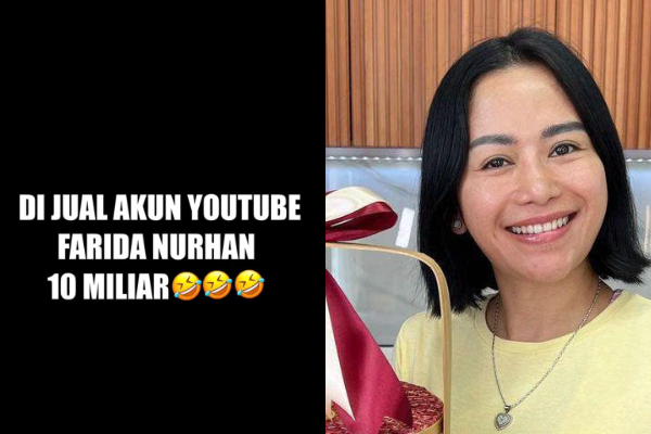 Alasan Farida Nurhan Menjual Akun YouTube Rp10 Miliar, Ini Faktanya!