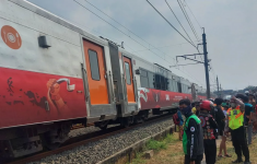 Ilustrasi kecelakaan kereta. (Source: Antara)