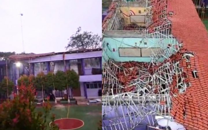 Geger! Atap Sekolah SMAN 2 Gunung Putri Bogor Ambruk, Sekolah Diliburkan