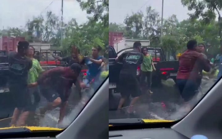 Detik-detik Baku Hantam Pemobil dengan Tukang Semprot Kaca di Surabaya, 1 Orang Diamankan Polisi