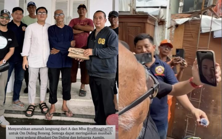 Gercep! Sultan Andara, Raffi Ahmad Beri Bantuan ke Diding Boneng Usai Rumah Roboh, Uang Tunai Diserahkan Langsung