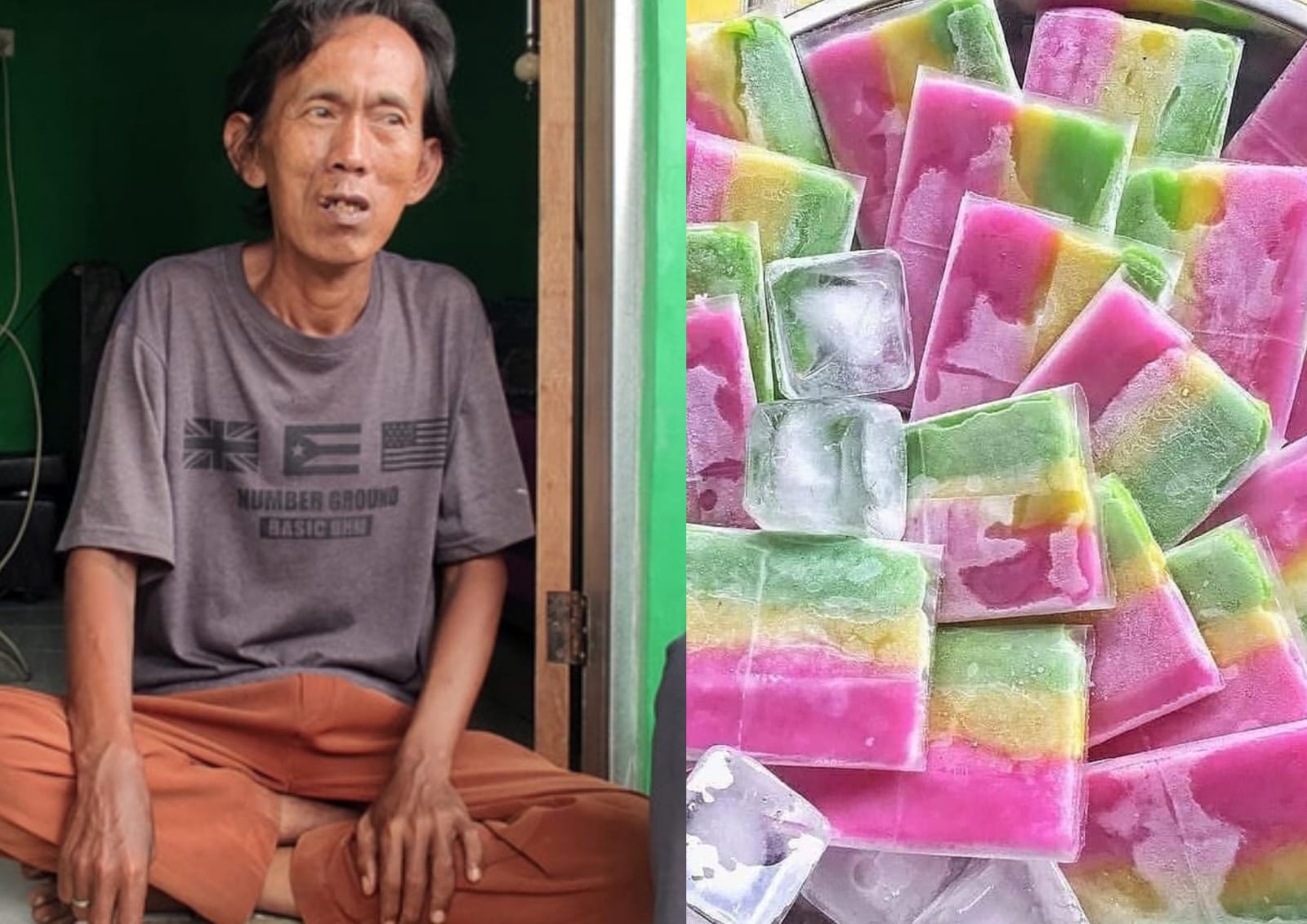 Pedagang Es Gabus yang Viral Dianiaya Usai Dituduh Jual Es Pakai Spons: Saya Dikepung, Ditonjok, Disabet