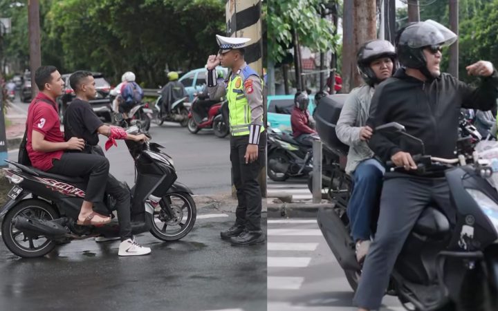 Penertiban Pengendara Lawan Arus di Lebak Bulus Jaksel, Netizen: Bisa Diliat Emang Masyarakatnya Susah
