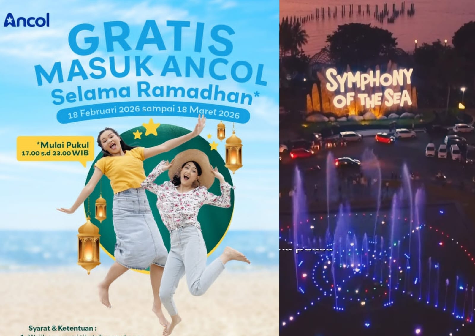 Masuk Ancol Gratis Buat Ngabuburit! 18 Februari -18 Maret 2026 Ini Syarat dan Jadwal Lengkapnya