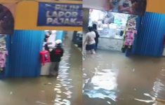 Banjir Pasar Cipulir Rendam Lantai Dasar Sebabkan Omzet Pedagang Turun, Netizen: Semangat Ya Buat Pedagang di Sana