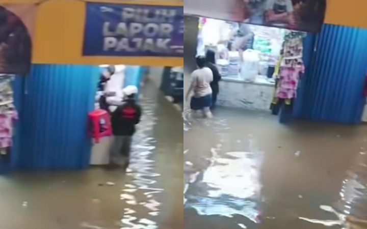 Banjir Pasar Cipulir Rendam Lantai Dasar Sebabkan Omzet Pedagang Turun, Netizen: Semangat Ya Buat Pedagang di Sana