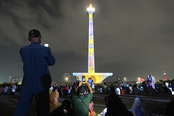 Jadwal Pertunjukan Video Mapping di Monas Hari ini, Lengkap Beserta Lokasi Perayaan Barongsai di Jakarta