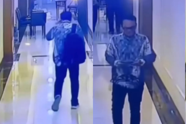 Pria Curi Laptop Pakai Lanyard di Hotel Bintang Lima Jakpus