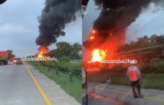 Truk Tangki Terbakar di Tol Cipali Lumpuhkan Arus Arah Cirebon, Netizen: Hari Pertama Kerja