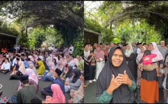 Alasan Puluhan Warga Tahlilan di Depan Rumah Jokowi