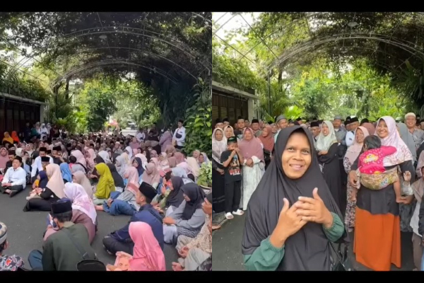 Alasan Puluhan Warga Tahlilan di Depan Rumah Jokowi