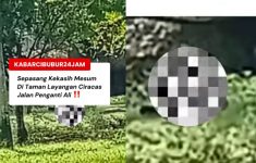 Viral! Pasangan Kekasih Lakukan Tindak Asusila di Taman Layangan Ciracas Siang Hari