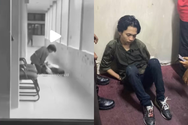 Pria Bacok Mahasiswi UIN Riau Saat Sidang Skripsi Gegara Cinta Ditolak, Netizen: Padahal Cowoknya Pendiam