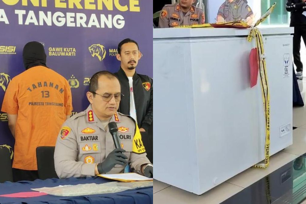 Awal Mula Polisi Temukan Mayat Mutilasi Dalam Freezer di Tangerang, Begini Motif Pelaku