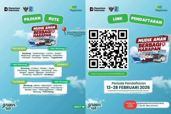 Jadwal Keberangkatan Program Mudik Gratis PT Pegadaian 2026, Cek Tanggal dan Kuotanya