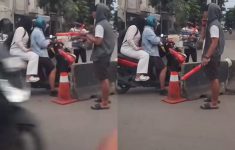 Viral Dugaan Pungli di Kota Tua Jakbar Pengendara Harus Bayar untuk Buka Akses Jalan, Netizen: Geser Beton Bisa Jadi Cuan