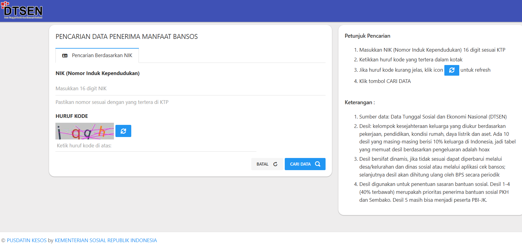 Cara Cek Bansos 2026 Online