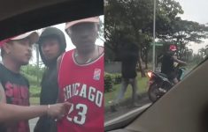 Tak Terima Diklakson Dua Pria Ngamuk Rusak Spion Mobil di Kelapa Dua Tangerang Viral