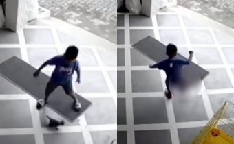 Viral Anak Kecil Aniaya Kucing di Lumajang Terekam CCTV Injak hingga Dilempar, Netizen: Kecil dan Biadab