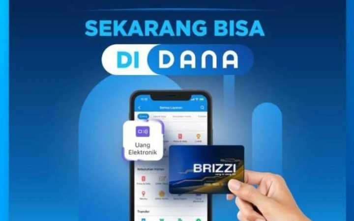 Cara Top Up BRIZZi Lewat DANA