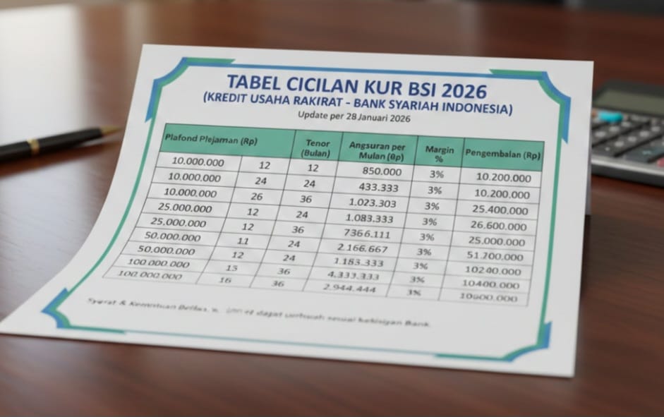 KUR BSI 2026 untuk UMKM